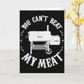 Lustiger Bbq T Reverse Flow Smoker Zubehör Dad Gri Karte (Gelbe Blume)