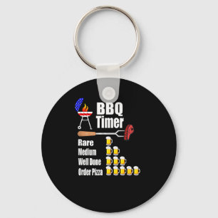 Lustiger BBQ-Timer - Barbecue-Grill-Grill-Geschenk Schlüsselanhänger