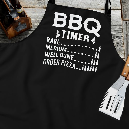 Lustiger BBQ-Timer Schürze