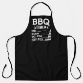 Lustiger BBQ-Timer Schürze (Vorderseite)