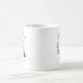 Lustiger Beagle-Hund im Geschäftsanzug Kaffee Kaffeetasse (Mittel)