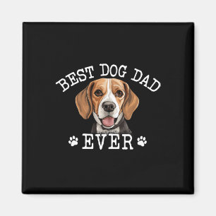 Lustiger Beagle-Vater Vatertag Vintage Ever Hundel Magnet