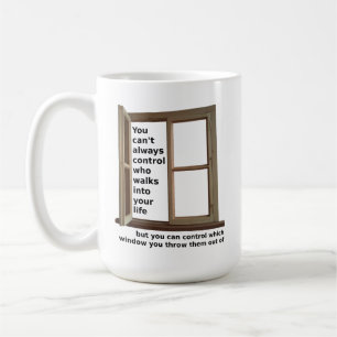 Lustiger Becher Aus Dem Fenster Kaffeetasse