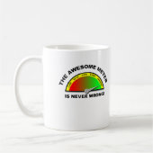 Lustiger Becher Awesome Meter Kaffeetasse (Links)
