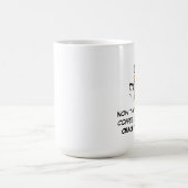 Lustiger Becher - Die Peitsche knallen lassen Kaffeetasse (Mittel)