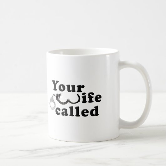 Lustiger Becher für Ehefrau Kaffeetasse (Rechts)