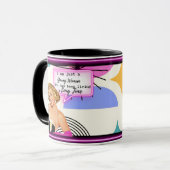 Lustiger Becher Kaffee Beste Freundin Geschenk "Ju Tasse (Vorderseite Links)