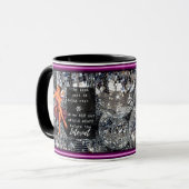 Lustiger Becher Kaffee Beste Freundin Geschenk "Üb Tasse (Vorderseite Links)