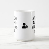 Lustiger Becher Kaffeetasse (Mittel)