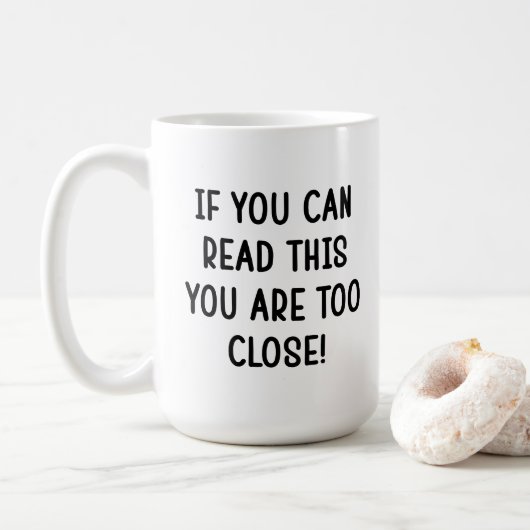 Lustiger Becher Kaffeetasse (Mit Donut)