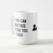 Lustiger Becher Kaffeetasse (Vorderseite Links)