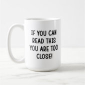 Lustiger Becher Kaffeetasse (Links)