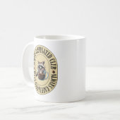 Lustiger Becher - Koffeinhaltiger Kaffeeklub Kaffeetasse (Vorderseite Links)