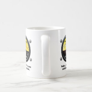 Lustiger Becher Lautstärkeregelung Kaffeetasse