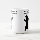 Lustiger Becher Singender Bär Kaffeetasse (Mittel)