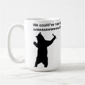 Lustiger Becher Singender Bär Kaffeetasse (Links)