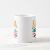 Lustiger Becher 'Sonnenschein gemischt mit Seitenb Kaffeetasse (Mittel)