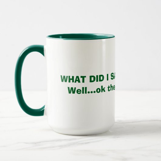 Lustiger Becher Tasse (Links)