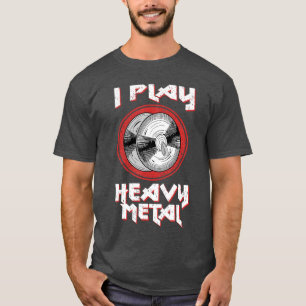 Lustiger Becken-Spieler Männer Marschierende Band T-Shirt