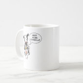 Lustiger Bedarf mehr Cowbell Kaffeetasse (Vorderseite Links)