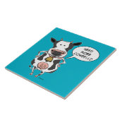 Lustiger Bedarf mehr Cowbell-Kuh Fliese (Seite)