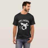 Lustiger Behinderter Sarkastischer Rollstuhl T-Shirt (Vorne ganz)