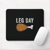 Lustiger Beintag Thanksgiving Truthahn Tag Pyjama Mousepad (Mit Mouse)