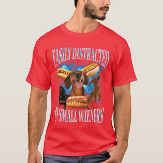 Lustiger beleidigender Dachshund, der leicht von S T-Shirt