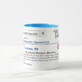 Lustiger benutzerdefinierter bester orthopädischer tasse (Zentrum)