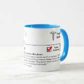 Lustiger benutzerdefinierter bester Psychiater-Mug Tasse (VorderseiteRechts)