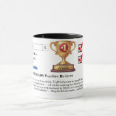 Lustiger benutzerdefinierter bester Trainer Tasse (Zentrum)