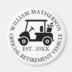 Lustiger benutzerdefinierter Rentenwagen Buggy Magnet