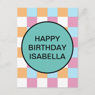 Lustiger benutzerdefinierter Text Postkarte