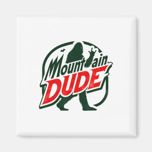 Lustiger Berg-Typ Bigfoot Sasquatch Wander-Geschen Magnet