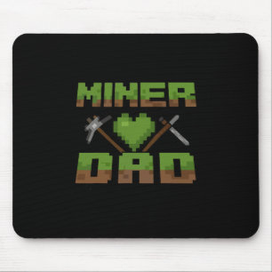 Lustiger Bergmann-Vater Geburtstagsjunge Party-Vid Mousepad