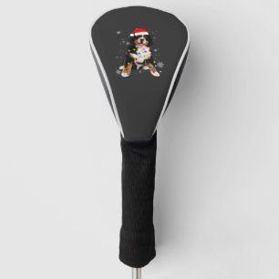 Lustiger Berner Sennenhund leuchtet Weihnachten Ma Golf Headcover