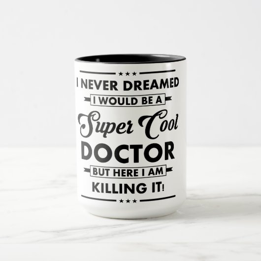 Lustiger Beruf/Beruf Super Cooler Arzt Tasse (Zentrum)