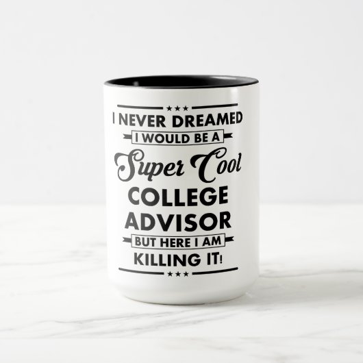 Lustiger Beruf/Beruf Super Cooler Berater Tasse (Zentrum)
