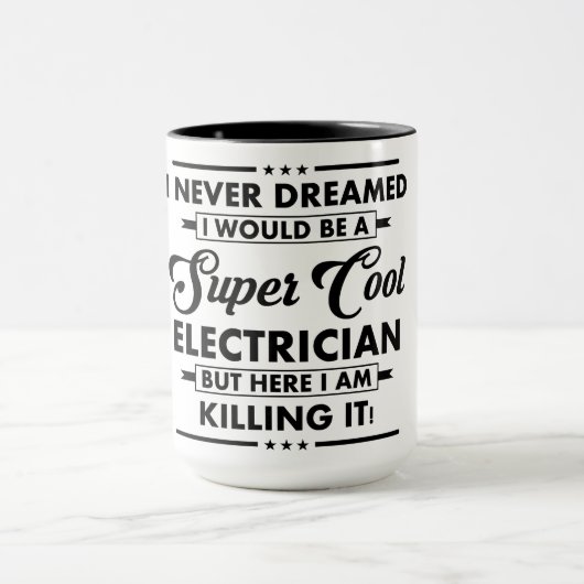 Lustiger Beruf/Beruf Super Cooler Elektriker Tasse (Zentrum)
