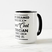 Lustiger Beruf/Beruf Super Cooler Elektriker Tasse (VorderseiteRechts)