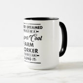 Lustiger Beruf/Beruf Super Cooler Landarbeiter Tasse (VorderseiteRechts)