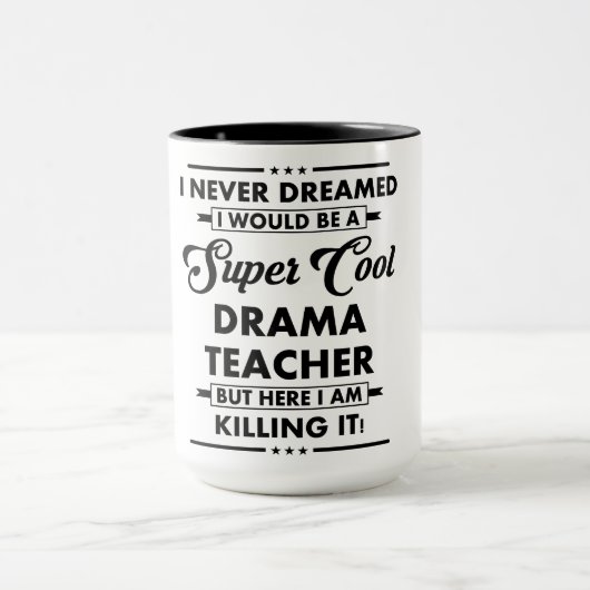 Lustiger Beruf/Beruf Super Cooler Lehrer Tasse (Zentrum)
