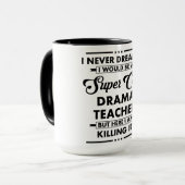 Lustiger Beruf/Beruf Super Cooler Lehrer Tasse (Vorderseite Links)