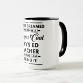 Lustiger Beruf/Beruf Super Cooler Lehrer Tasse (VorderseiteRechts)