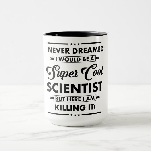 Lustiger Beruf/Beruf Super Cooler Wissenschaftler Tasse (Zentrum)