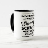 Lustiger Beruf/Beruf Super Cooler Wissenschaftler Tasse (Vorderseite Links)