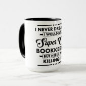Lustiger Beruf/Profession Super Buchhalter Tasse (Vorderseite Links)