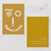 Lustiger beruflicher Spaß-unterrichtende Bildung Visitenkarte (Vorne/Hinten)