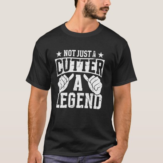 Lustiger Berufs-Zitat-Schneider T-Shirt (Vorderseite)