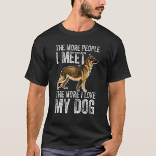 Lustiger Besitzer eines Deutschen Schäferhundes Gr T-Shirt